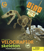 Geoworld Velociraptor Skeleton Excavation Kit