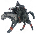Papo Faceless Horseman and Horse