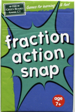 Fraction Action Snap Card Game