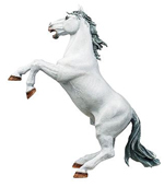 Papo Rearing White Horse