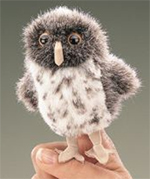 Folkmanis - Spotted Owl Finger Puppet Folkmanis - Spotted Owl Finger Puppet
