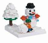 NANOBLOCK Play In The Snow - Construction Block Set NBH-165 RETIRED